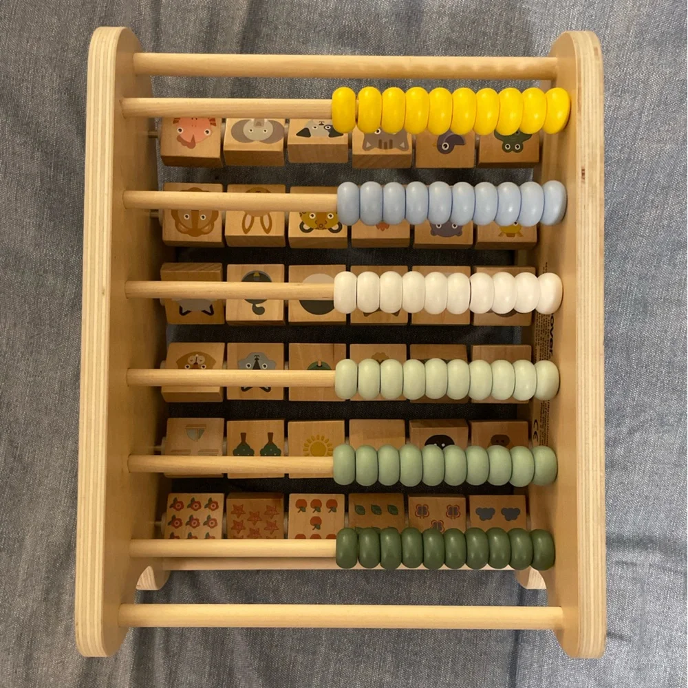 Moover Wooden Animal, ABCs, & Counting Blocks Toy